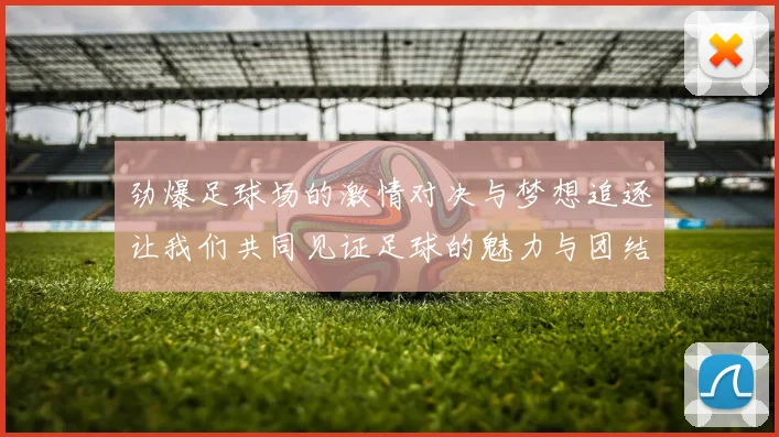 劲爆足球场的激情对决与梦想追逐让我们共同见证足球的魅力与团结精神